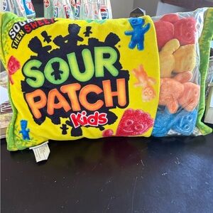 Sour Patch Kids Candy Package Pillow & 4 Plush Stuffed Kids